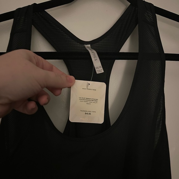 Fabletics High-Tempo Tank NWT black sz XXL - Picture 5 of 5